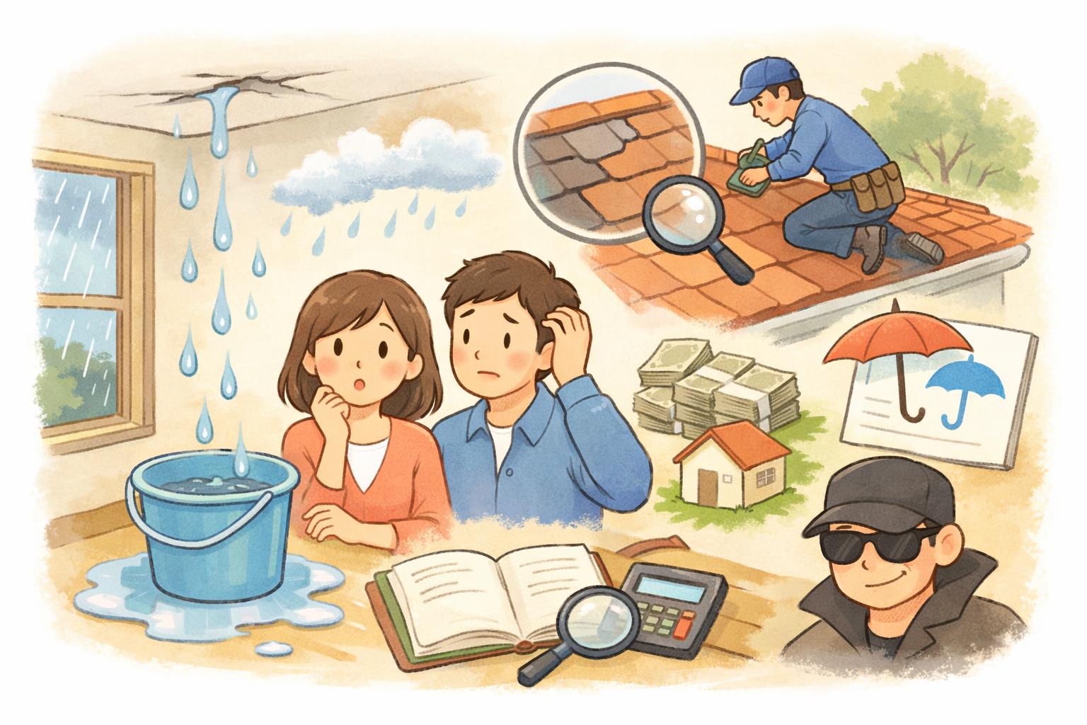 雨漏り調査・修繕 けんおうリノベーション